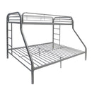  Acme Furniture Tritan 02053SI Twin/Full Bunk Bed IMAGE 2