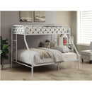  Acme Furniture Tritan 02053WH Twin/Full Bunk Bed IMAGE 1