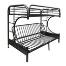  Acme Furniture Eclipse 02091W-BK Twin/Full Futon Bunk Bed IMAGE 2
