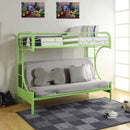  Acme Furniture Eclipse 02091W-GR Twin/Full Futon Bunk Bed IMAGE 1