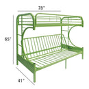  Acme Furniture Eclipse 02091W-GR Twin/Full Futon Bunk Bed IMAGE 5
