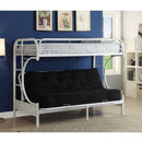  Acme Furniture Eclipse 02091W-W Twin/Full Futon Bunk Bed IMAGE 1