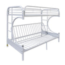  Acme Furniture Eclipse 02091W-W Twin/Full Futon Bunk Bed IMAGE 2