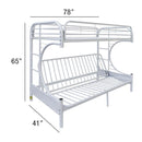  Acme Furniture Eclipse 02091W-W Twin/Full Futon Bunk Bed IMAGE 5