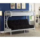  Acme Furniture Eclipse 02093WH Twin XL/Queen Futon Bunk Bed IMAGE 1