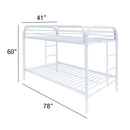  Acme Furniture Thomas 02188WH Twin/Twin Bunk Bed IMAGE 5