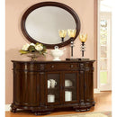  Furniture of America Round Bellagio Dining Table with Pedestal Base CM3319RT-TABLE IMAGE 6