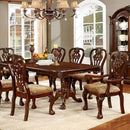  Furniture of America Elana Dining Table with Pedestal Base CM3212T-TABLE IMAGE 5