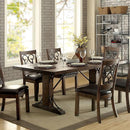  Furniture of America Paulina Dining Table with Pedestal Base CM3465T IMAGE 1