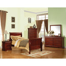  Acme Furniture Louis Philippe III 19528F Sleigh Bed IMAGE 2