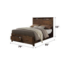  Size_King -- Merrilee 21677EK EK Bed with Storage IMAGE 3