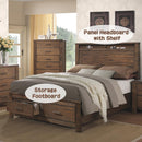  Size_King -- Acme Furniture Merrilee Panel Bed with Storage IMAGE 4