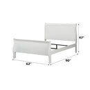  Size_Queen -- Louis Philippe 23830Q Queen Bed IMAGE 6