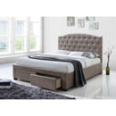  Acme Furniture Denise King Upholstered Panel Bed with Storage 25667EK IMAGE 3