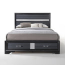  Size_Queen -- Naima 25900Q Queen Bed with Storage IMAGE 3