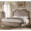  Size_Queen -- Acme Furniture Chelmsford Upholstered Panel Bed IMAGE 2