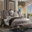  Size_California King -- Acme Furniture Versailles Upholstered Panel Bed IMAGE 1