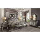  Size_California King -- Acme Furniture Versailles II Upholstered Panel Bed IMAGE 3