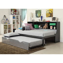  Acme Furniture Renell 37225T Twin Bookcase Bed IMAGE 1