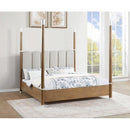 B095-Q Brown Queen Bed