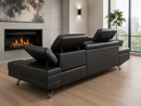 Moderno-Black 2PC SECTIONAL