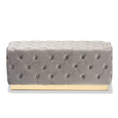 WS-4228-Grey Velvet/Gold-Ottoman