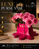 Luxe Purse Vase