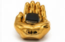 DARK GOLD HAND TRAY 7.5} DECOR