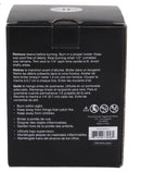 5" 6oz Noir Oud & Tobacco Glass Cloche Candle Décor Ev80586-01