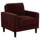 Ruth 511211 2pc Rust Sofa Chair Set