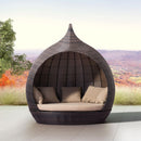  Zuo Martinique 703632 Beach Daybed - Brown & Beige IMAGE 8