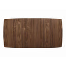  Coaster Furniture Alfredo 108080 63-inch Extension Leaf Dining Table - Natural Walnut IMAGE 2