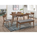  Coaster Furniture Alfredo 108082 Dining Side Chair - Grey and Natural Walnut (Set of 2) IMAGE 9