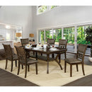  Furniture of America Holly Dining Table CM3023T IMAGE 2