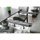  Furniture of America Alpena Dining Table with Pedestal Base CM3350GY-T-Table IMAGE 4