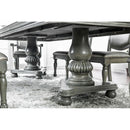  Furniture of America Alpena Dining Table with Pedestal Base CM3350GY-T-Table IMAGE 5