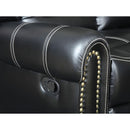  Furniture of America Frederick Reclining Leather Look Loveseat CM6130LV IMAGE 2