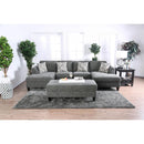  Furniture of America Lowry CM6363-SET Sectional w/ Ottoman IMAGE 3