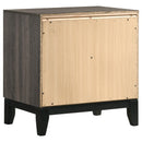  Coaster Furniture Watson 212422 2-Drawer Nightstand - Grey Oak IMAGE 4