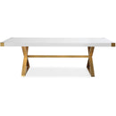  TOV Furniture Adeline Dining Table with Trestle Base TOV-G5496 IMAGE 1