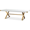  TOV Furniture Adeline Dining Table with Trestle Base TOV-G5496 IMAGE 2