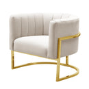  TOV Furniture Magnolia Stationary Fabric Accent Chair TOV-S6150 IMAGE 2