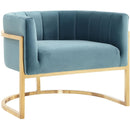  TOV Furniture Magnolia Stationary Fabric Accent Chair TOV-A144 IMAGE 1