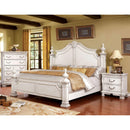  Furniture of America Hesperos California King Poster Bed CM7798WH-CK-BED IMAGE 5