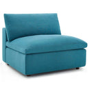  Modway Furniture Commix Stationary Fabric Chair EEI-3270-TEA IMAGE 2