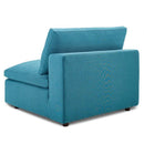  Modway Furniture Commix Stationary Fabric Chair EEI-3270-TEA IMAGE 3