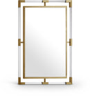 451-M Ghost Acrylic And Metal Frame Mirror