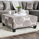  Furniture of America Bonaventura Fabric Ottoman SM5142GY-OT IMAGE 1