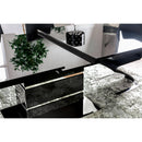  Furniture of America Midvale Dining Table with Pedestal Base CM3650BK-T-TABLE IMAGE 2