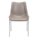 Zuo Magnus 101269 Dining Chair - Brown & Silver IMAGE 3